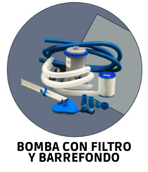 Bombas con Filtro y Barrefondo